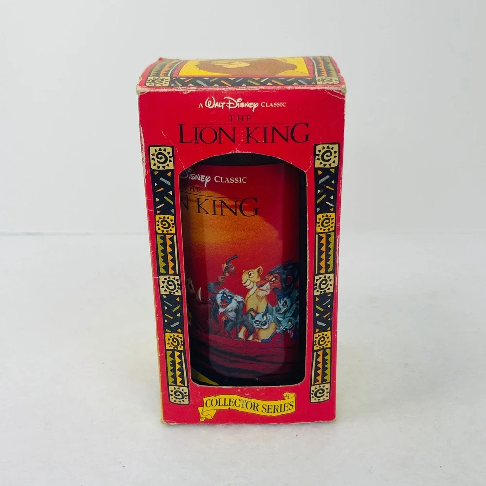 Vintage 1994 Disney Lion King Burger King Coca-Cola Collector Glass Series 3 Box